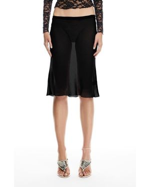 Lioness Shoreline Semisheer Skirt - Black