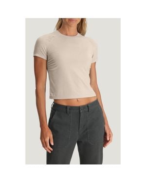 Free Fly Elevate Lightweight Crop T-Shirt - Gray