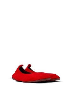 Camper Right Niko Ballerina Flat - Red