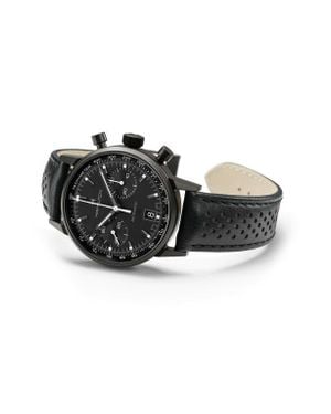 Hamilton American Classic Intramatic Leather Strap Watch, 40Mm - Black