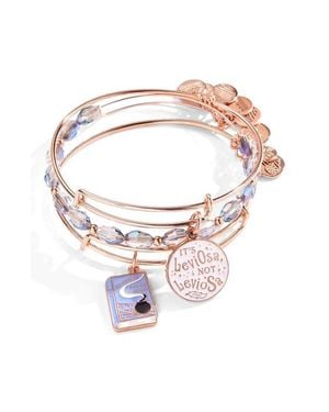 ALEX AND ANI Harry Potter Hermione Bangle Bracelets Set Of 3 - Pink