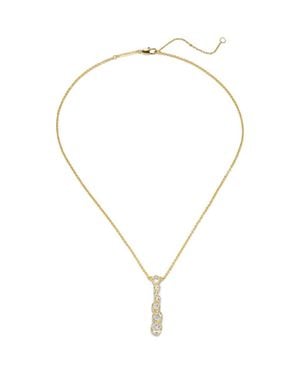 Alexis Asterales Cascading Bubble Pendant Necklace - Metallic