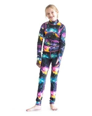 TUTUBLUE Girls' Full-Body One-Piece Swimsuit - Blue