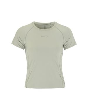 C.r.a.f.t Crewneck Cropped Running T-Shirt - Green
