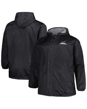 Dunbrooke Arizona Cardinals Big & Tall Legacy Stadium Full-Zip Jacket - Black
