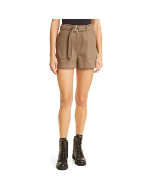 Ted Baker D Ring Detail Shorts - Natural