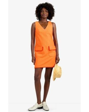 Trina Turk Waveson Sleeveless Dress - Orange