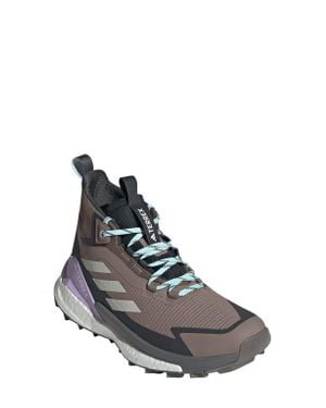 adidas Terrex Free Hiker 2.0 Mid Gore-Tex Waterproof Hiking Shoe - White