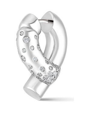 Tabayer Oera Pavé Diamond Earrings - White