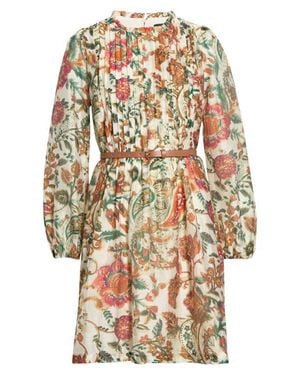 Cece Long Sleeve Floral Print Dress - Multicolor