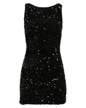 Princess Polly Cinematic Sequin Minidress - Black