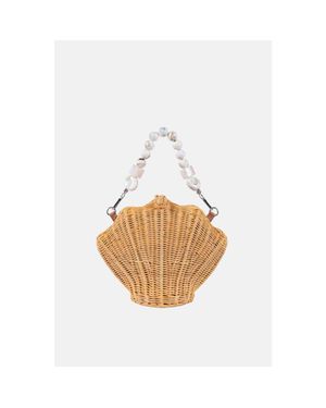 Jelavu Shelly Stone Crossbody Bag - White