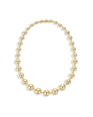 Stella & Dot Sienna Graduated Beaded Necklace - Metallic