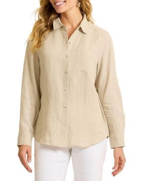 Tommy Bahama Coastalina Linen Button-Up Shirt - Natural