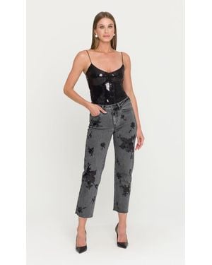 Generation Love Bella Sequin Embellished Jeans - Multicolor