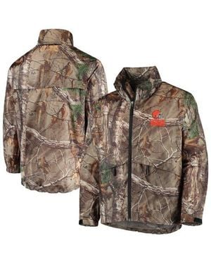 Dunbrooke Cleveland Browns Circle Sportsman Waterproof Packable Full-Zip Jacket