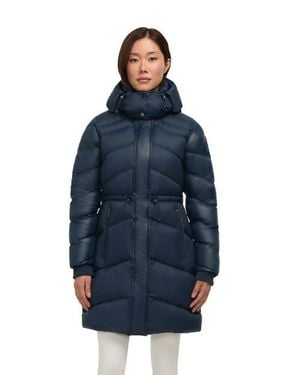 Pajar Saturn Mid-length Quilted Puffer - Blue