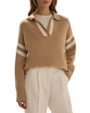 FAVORITE DAUGHTER The Grace Polo Sweater - Brown