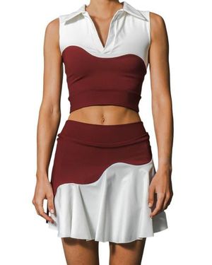 PORT DE BRAS Gio Wave Top - Red