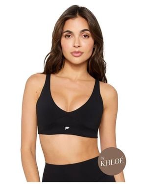 Fabletics Pureluxe Longline Low Impact Bra - Black
