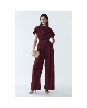 BWLDR Tina Jumpsuit - Red