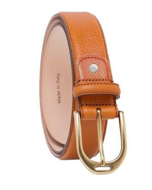 Ghurka Heritage Handcrafted Genuine Leather Belt - Orange
