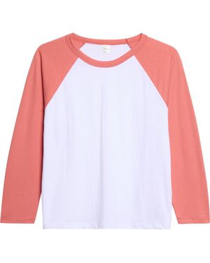 Leset Margo Baseball T-Shirt - White