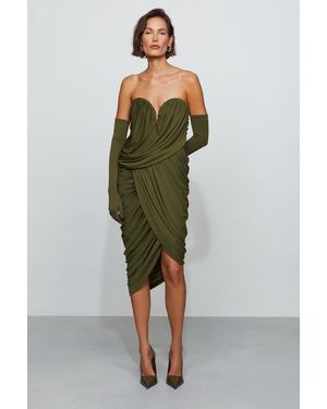 Et Ochs Spencer Midi Dress - Green