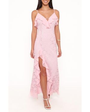 Petal & Pup Jamielee Lace Maxi Dress - Pink