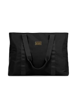 Badgley Mischka Uncomplicated Nylon Weekender Duffel Bag - Black