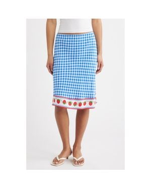 Rails X Giadzy Grazia Print Skirt - Blue
