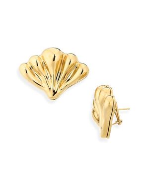 Chloé Mirror Earrings - Metallic