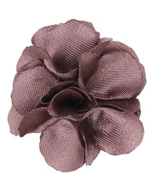 Brooklyn Brigade Flower Lapel Pin - Purple