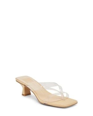 Dolce Vita Brevel Vinyl Translucent Strap Sandal - Natural