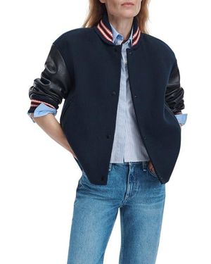Rag & Bone Scarlet Varsity Jacket - Blue