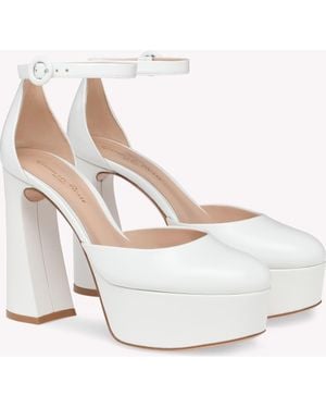 Gianvito Rossi Holly D'Orsay Slingback - White
