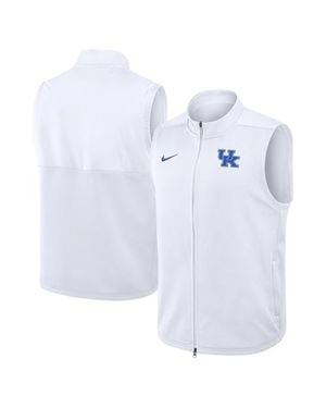 Nike Kentucky Wildcats Primetime Victory Therma-Fit Full-Zip Vest - White
