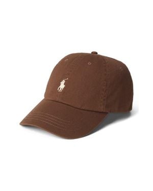 Polo Ralph Lauren Classic Sport Cotton Twill Baseball Cap - Brown