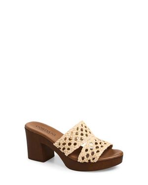 Cordani Wylie Jute Platform Clog - Brown