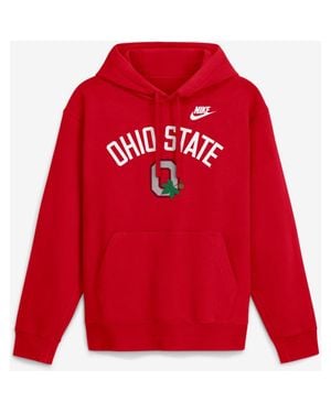 Nike Ohio State Buckeyes Legacy Arch Club Hoodie - Red