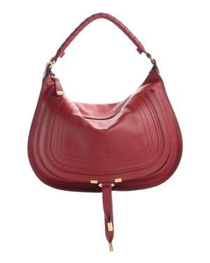 Chloé Medium Marcie Shoulder Bag - Red