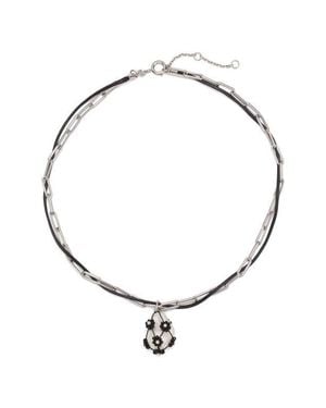 Tory Burch Curiosity Freshwater Pearl Pendant Necklace - Multicolor
