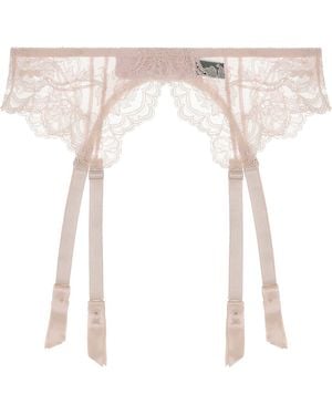 Journelle Anais Suspender Belt - White
