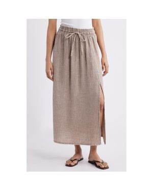 Splendid Adele Cotton Gauze Maxi Skirt - Natural