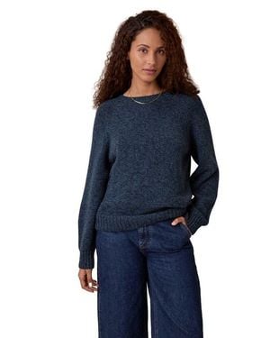 Celtic & Co. Supersoft Weekend Crew Neck Sweater - Blue