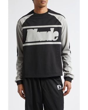 Rhude Moto Mesh Shirt - Black