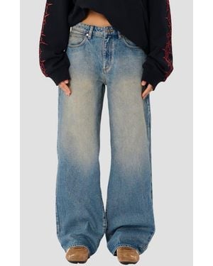 A.Brand Relaxed Wide Leg Jeans - Blue