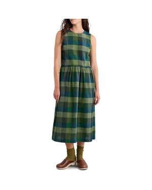 Seasalt Cornwall Brouse Sleeveless Organic Cotton Maxi Dress - Green