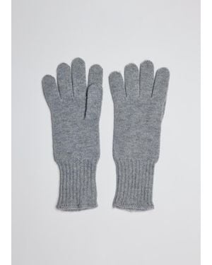 Hat Attack Cashmere Gloves - Gray