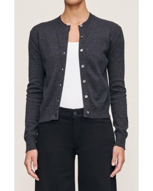 DL1961 Brinn Cotton & Cashmere Cardigan - Blue